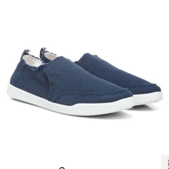 Vionic Beach Malibu Blue Slip On Canvas Sneaker 7.5 - Picture 1 of 9